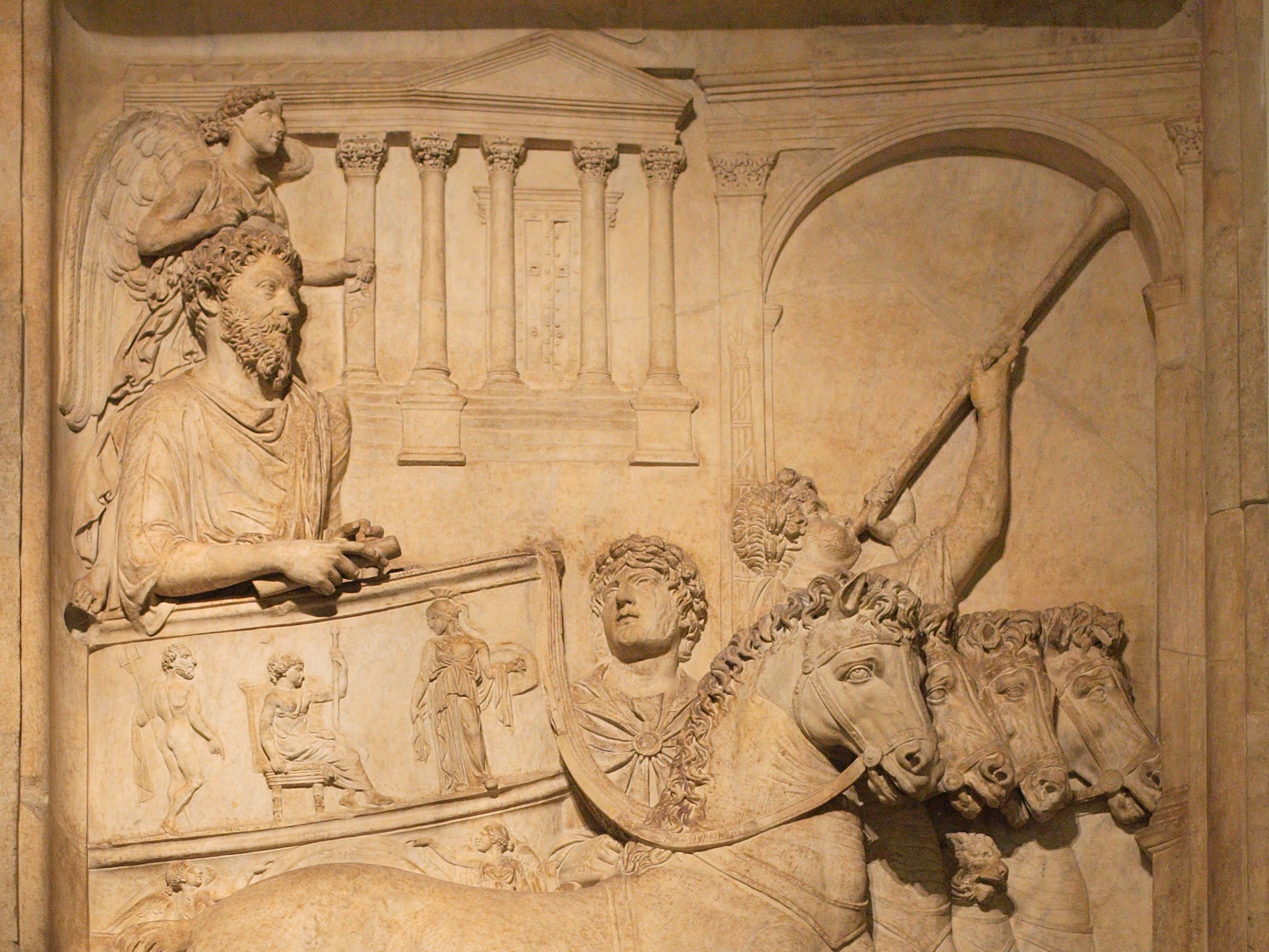 The triumph of Marcus Aurelius.