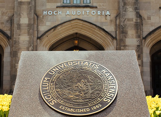 University of Kansas seal plaque